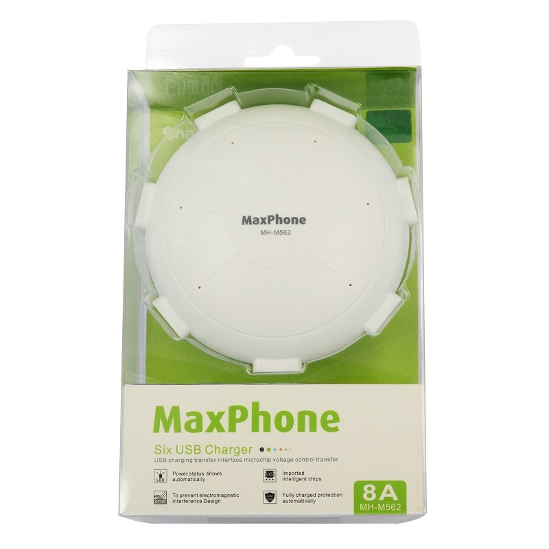 ماكس فون شاحن 6 منافذ MH-M562