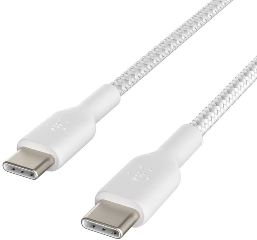 بلكين كيبل شحن تعزيز مزامنة بيانات USB-C بطول 1 متر ، أبيض
