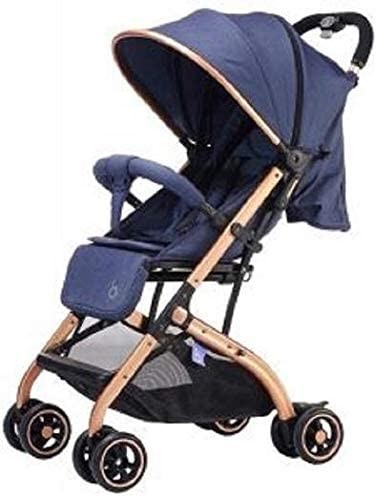 العربه الطياره لراحة طفلك قوية الصنع خفيفة الوزن سرعه في التسفيط بلون النحاسي مع الازرق والوان مختلفه