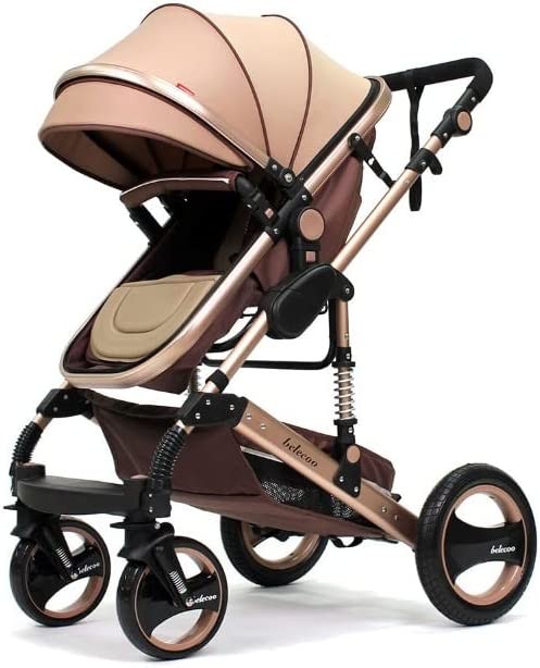 عربة اطفال وحديثي ولادة قابلة للطي ومضادة للصدمات من بيليكو