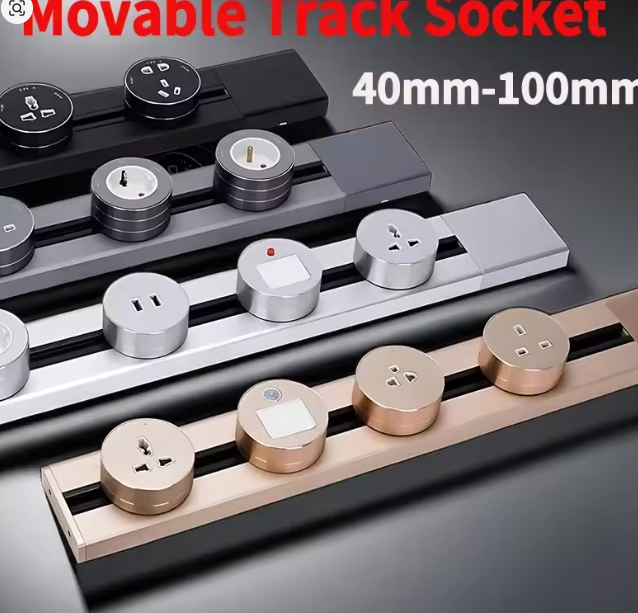 مقبس تمديد كهربائي مخفي على الحائط – مع منافذ USB ومتوافق مع معايير UK/US/EU