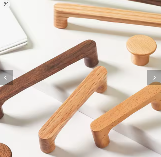 مقبض خزانة خشبي على الطراز الشمالي – لمقابض أبواب الأدراج والمطبخ