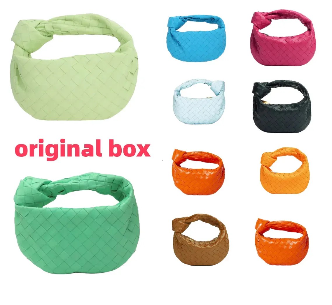 حقيبة مصممة BV Jodie Tote bag Hop Shoulder Bags حقيبة يد نسائية جلدية متعددة الاستخدامات بمقبض منسوج حقيبة كروس فاخرة من جلد الغنم حقيبة Parachute بشعار BV الأصلي