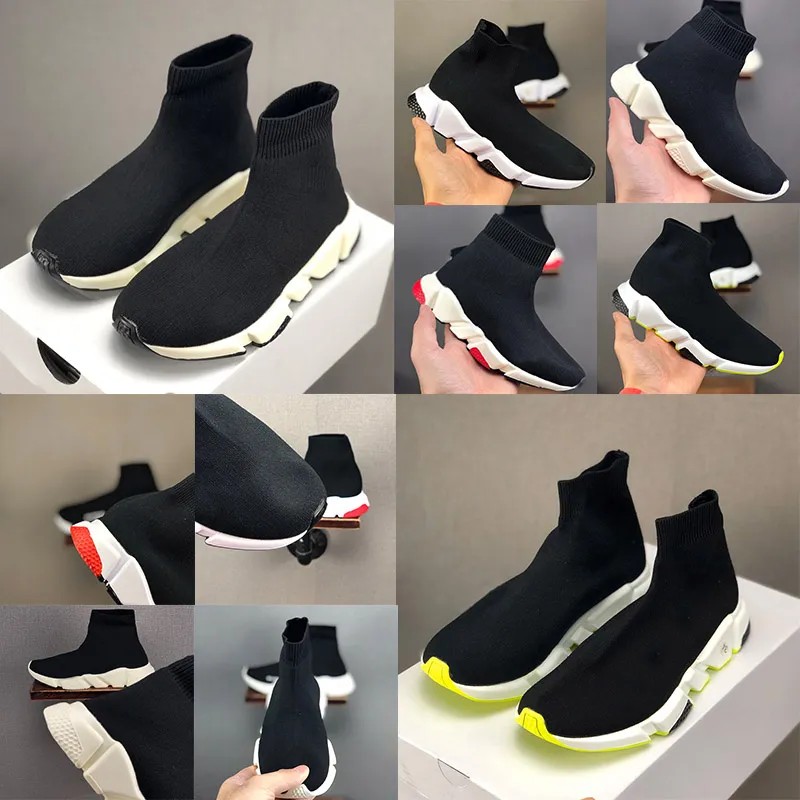 Fashion Kids Sock Shoes Classic Childrens Natual Shoes Boys and Girls Outdoor Sports Shoidics Size 24-35