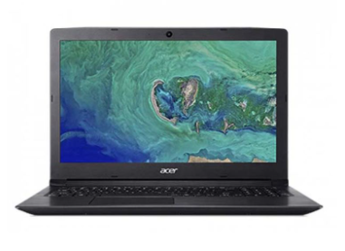 أيسر لابتوب أسباير 3 بشاشة 15.6بوصة ومعالج كور i3/ ذاكرة رام سعة 4 جيجابايت/ محرك أقراص صلب سعة 1 تيرابايت/ بطاقة رسومات إنتل عالية الدقة أسود