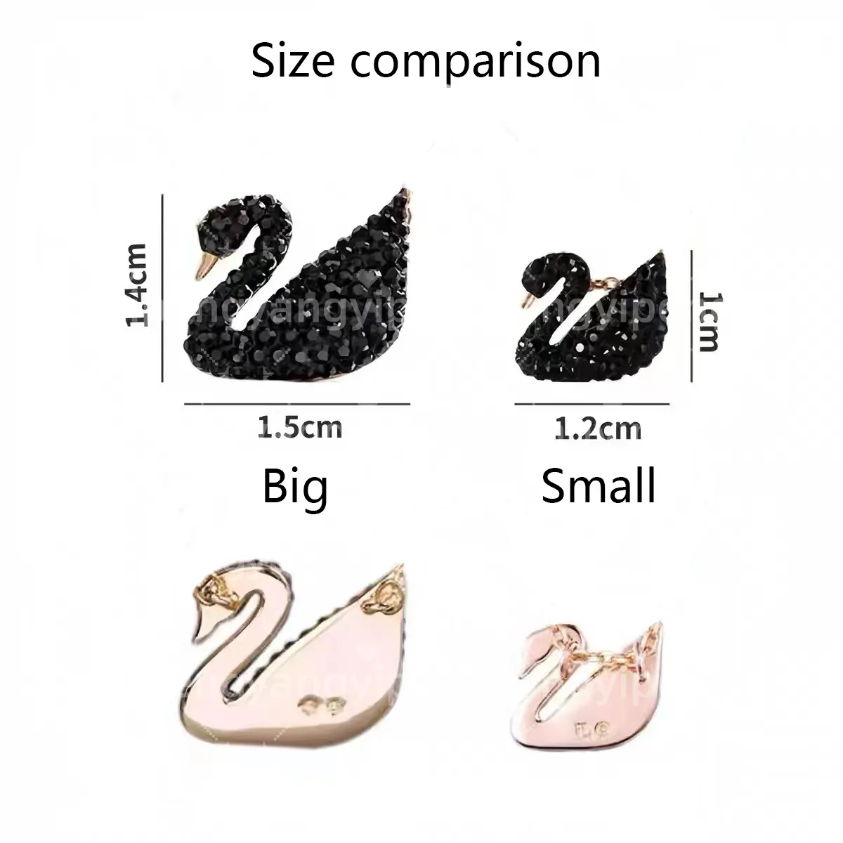 designer necklace Beating heart Swan Necklace 14K Gold INS Style Necklace emotional Gift Jewelry for Women luxury necklace 01a