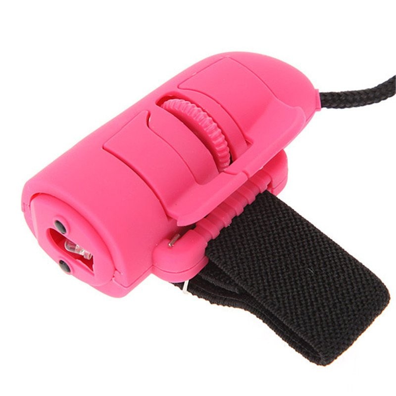 ماوس كمبيوتر ضوئي سلكية للكمبيوتر المحمول محمولة باليد لها حلقة اصبع-زهرى QW38659