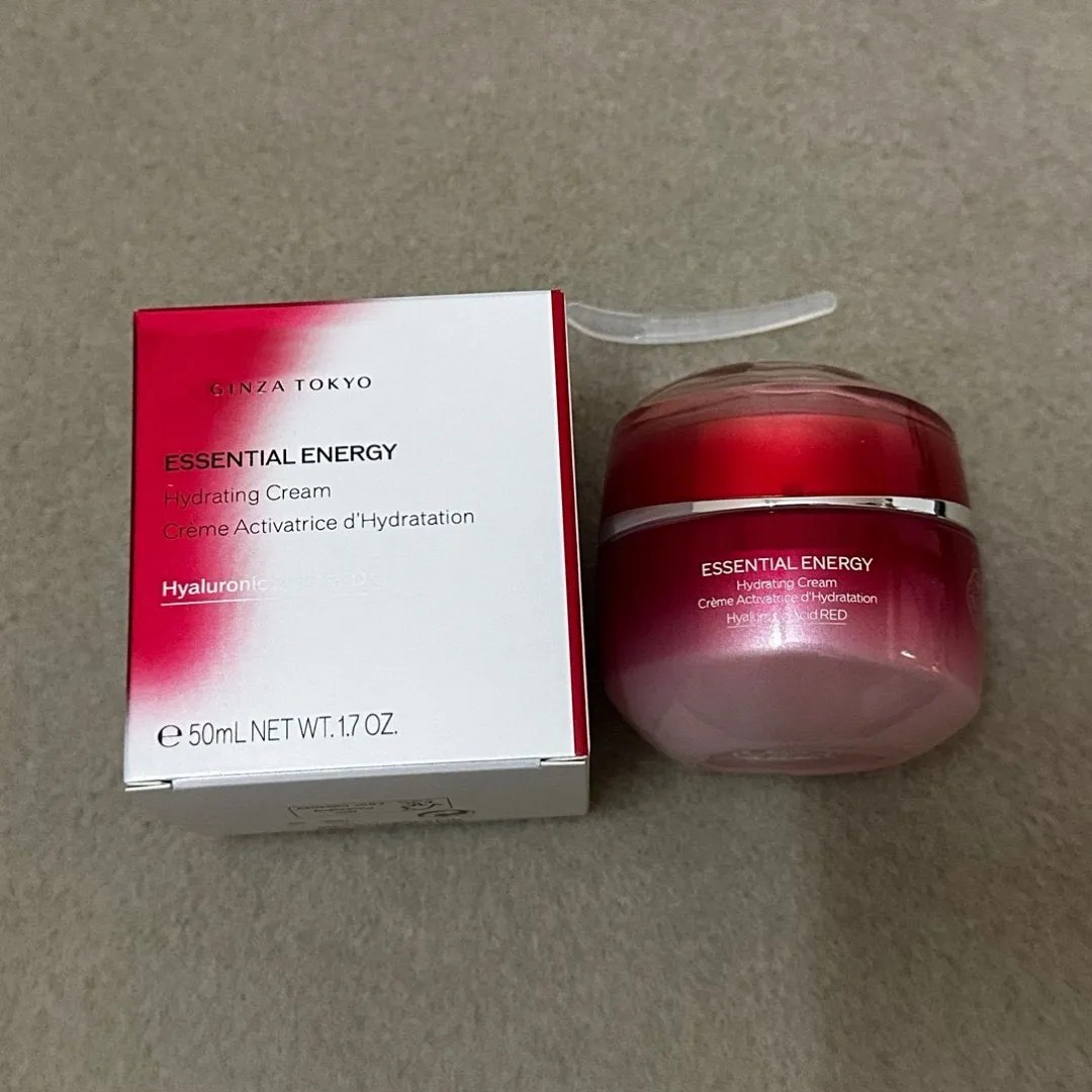 Designer Brand Face Skin Care Cream 50ml Red Bottle Essential Energy Hydrating Cream Ginza Tokyo Moisturizing Skin Care Product 695 W251030