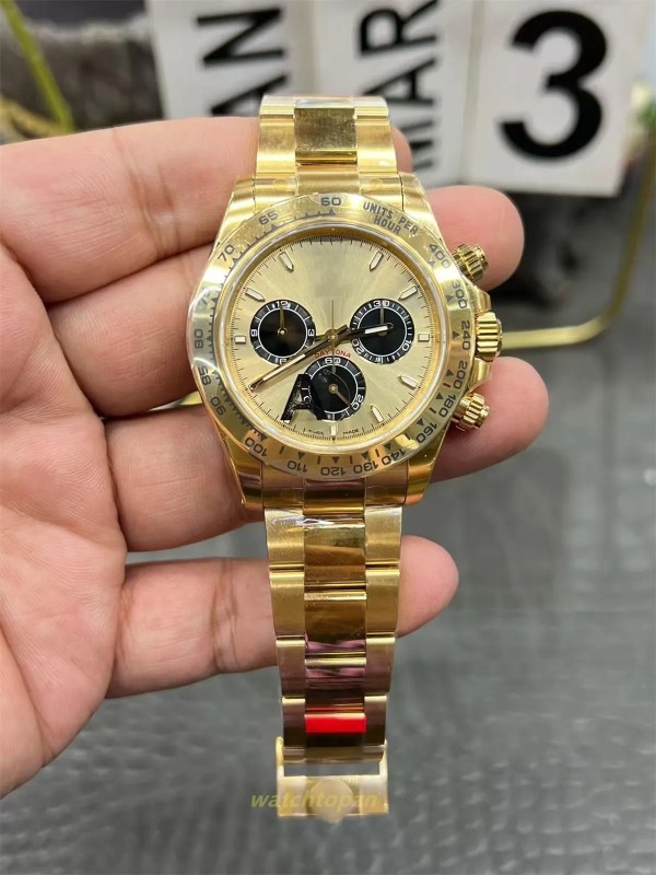 VS Factory mens watch Dandong 4131Automatic Mechanical movement size 40mm sapphire crystal mirror 183g counterweight version designer watches