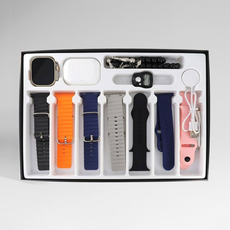 • عرض ( ساعة 7 الوان + سماعة + سبحة + عداد استغفار)