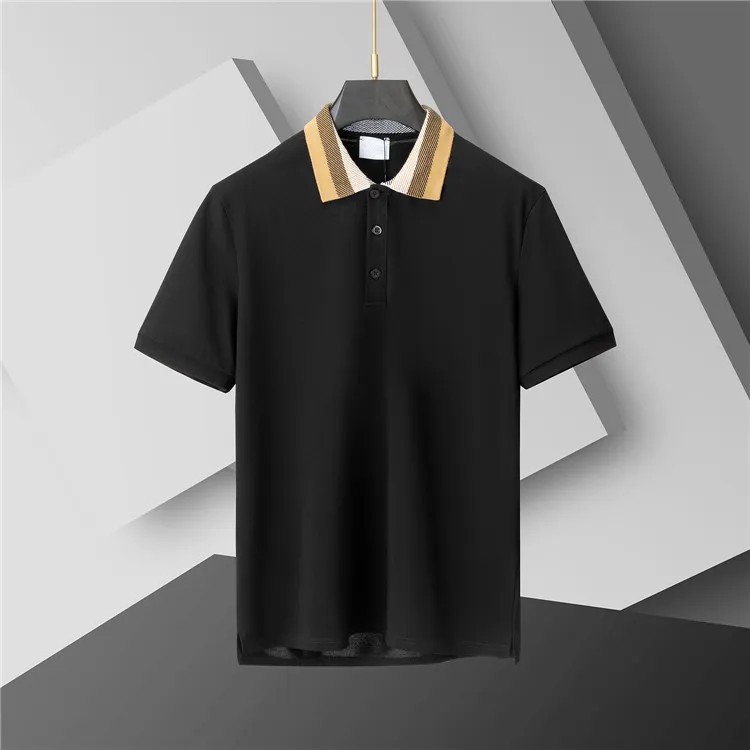 Mens Polo Shirt Fashion Men's T-shirt Luxury Polo Collar Breathable Top Summer Business Shirt Asian size M--XXXL