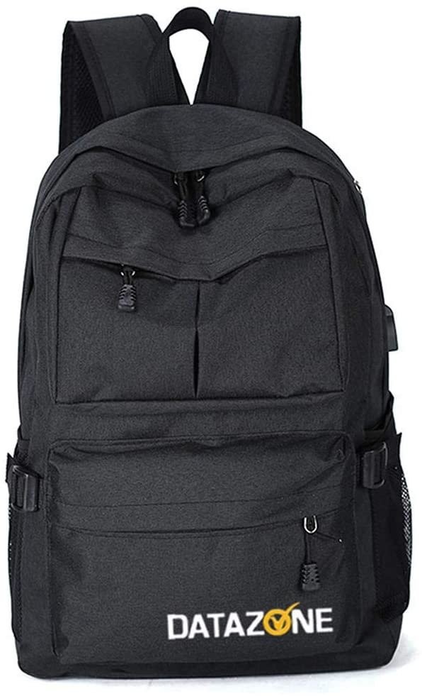 حقيبة ظهر Data zone للكمبيوتر المحمول ، شنطة لابتوب ظهر للسفر مضادة للسرقة ومقاومة للماء وخفيفة الوزن مع منفذ شحن USB وواجهة سماعة رأس DZ-903