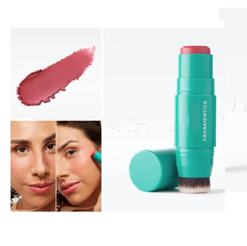 CauseMetics Triple Thriple Color Stick Dionne Brick Red Shimmer Stick 0.28 أوقية 8G