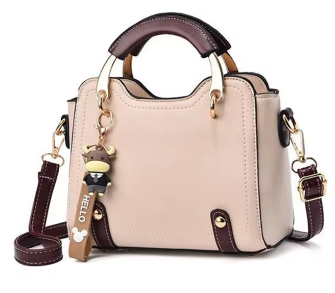 حقيبة يد نسائية فاخرة 2024 – حقيبة كتف بطباعة حرف واحد