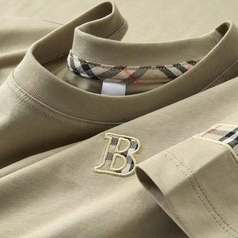 تي شيرت رجالي كاجوال بتصميم مصمم يناسب جميع الأنماط الجديدة والأزياء الصناعية الثقيلة المطرزة بأكمام قصيرة وأحرف ختم فولاذية خفيفة فاخرة ثابتة تي شيرت للرجال والنساء مقاس M---4XL