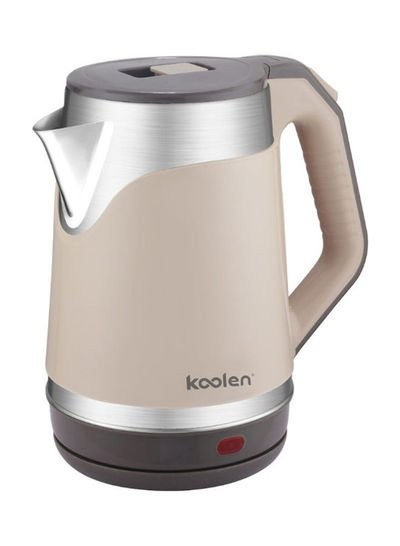 كولن غلاية كهربائية من مادة الإستانلس ستيل 2.2 لتر 2200 وات بني