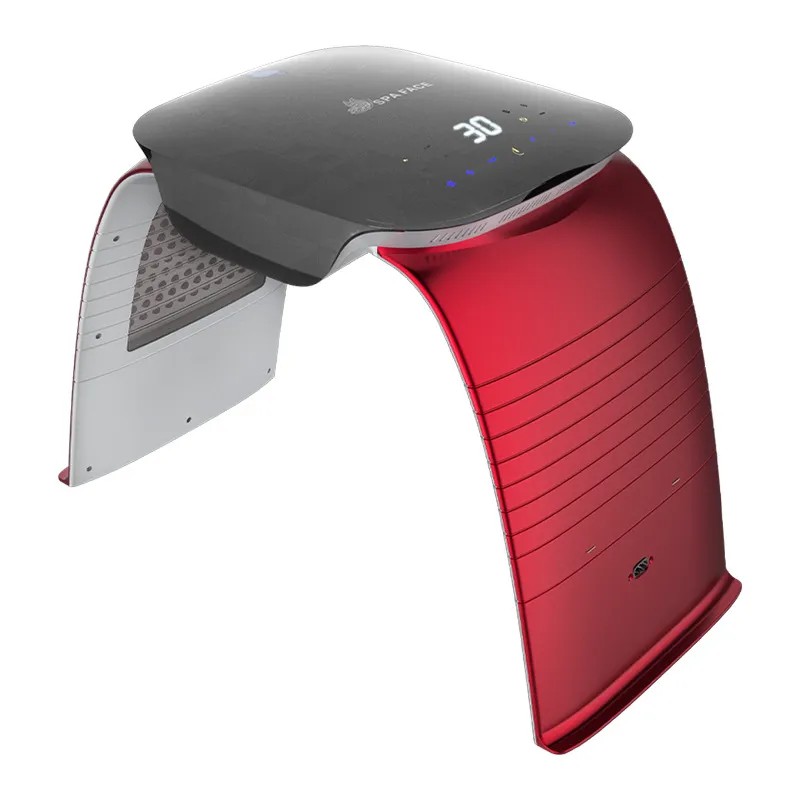 أحدث 7 ألوان آلة علاج LED LED مع وظيفة الرش الساخنة والباردة