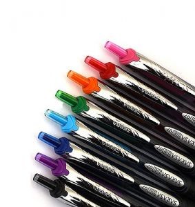 زيبرا - مجموعة اقلام ساراسا 0.7 حبر سائل (جل) فاخره 8 اقلام",حة حمرة خدود ثلاثية بيتشي لاف