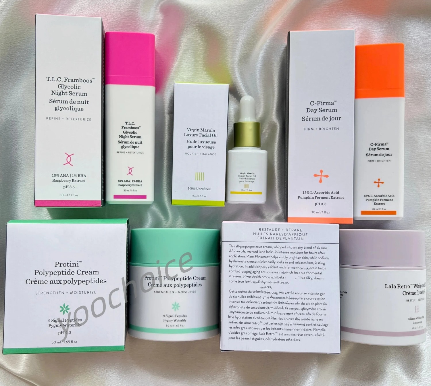 Polypetide Lala Retro Whipped Cream Hydration Serum Virgin Marula Facial Oil Eye Cream Strengthen Moisturizer Face Skin Care Face Cream W251030