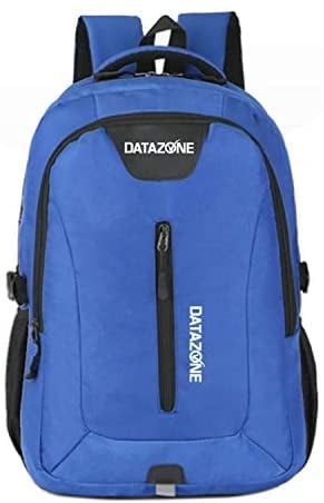 حقيبة ظهر مدرسية من داتا زون ، حقيبة ظهر للبنات والأولاد ، حقيبة ظهر رياضية خفيفة الوزن للسفر لطالب الكلية للنساء والرجال ، يناسب الكمبيوتر المحمول مقاس 15.6 بوصة أزرق