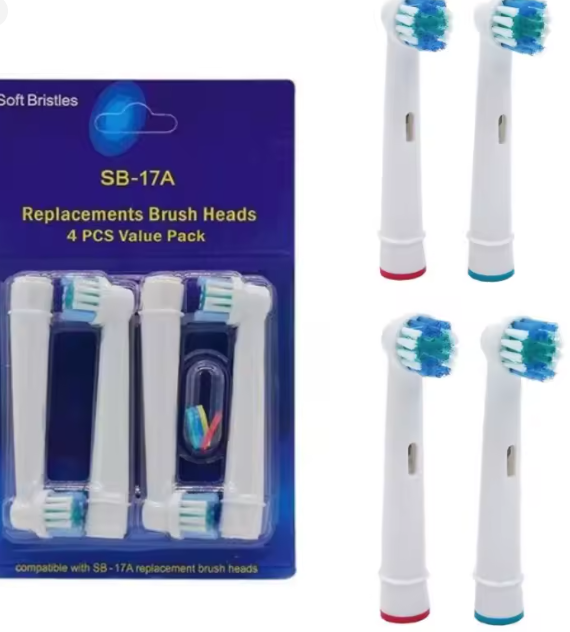 رؤوس فرشاة أسنان SB-17A دوبونت لينة ودقيقة – 4/8/16/20 قطعة