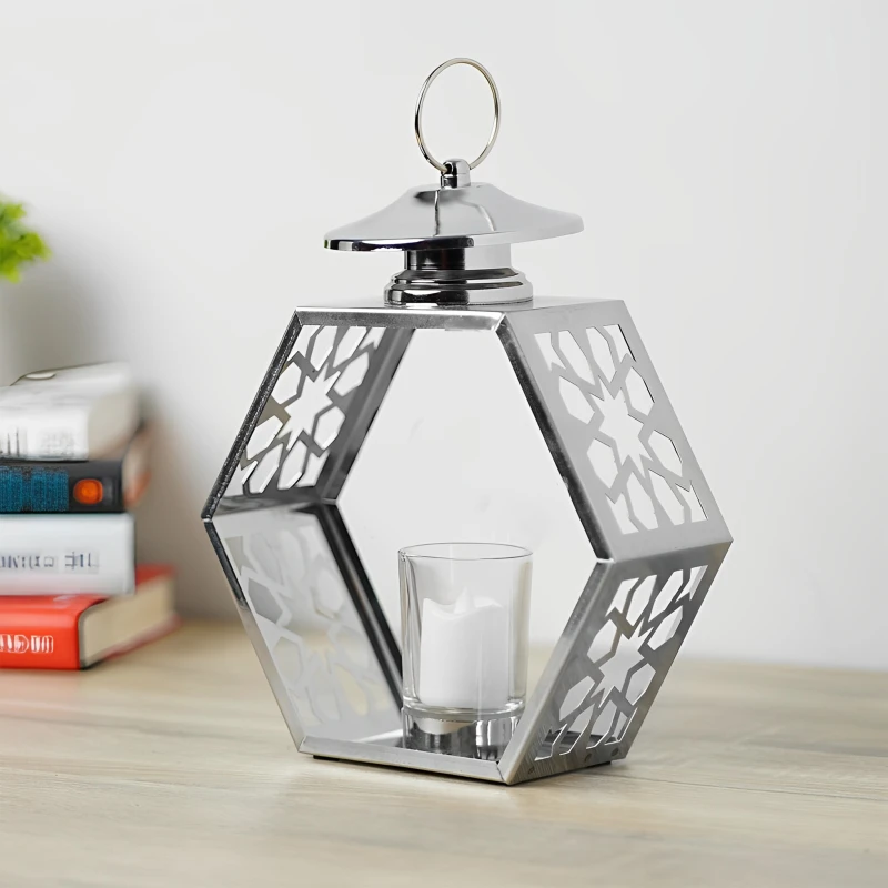 فانوس سداسى - فضي