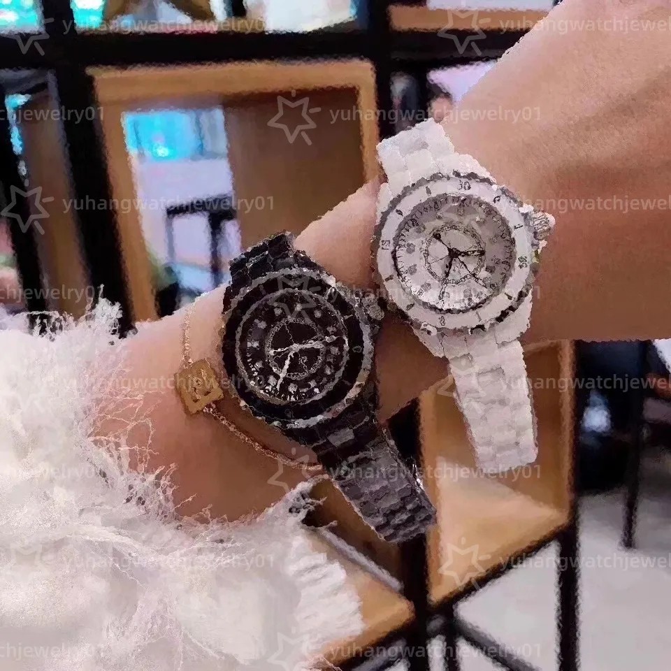 watches men Couple Watch Ceramics Sports Quartz Wristwatch Black White Ceramic Classic Vintage Lady J12 watch women designer watches