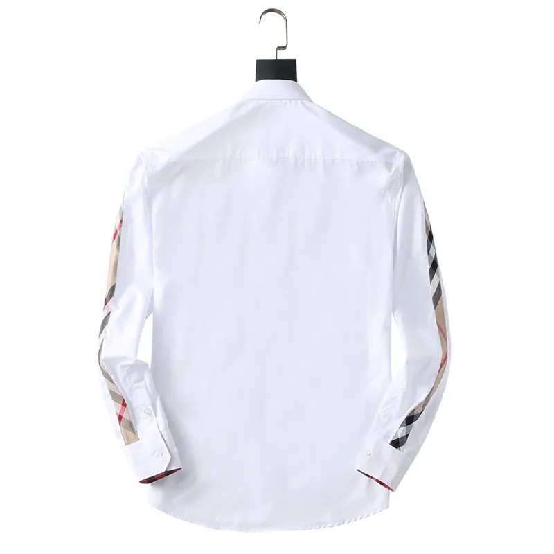 قمصان رسمية للرجال من 22ss Designers، قمصان كاجوال أنيقة للأعمال، ماركات قمصان رجالية ربيعية، قمصان ضيقة للرجال، مقاس M-3XL، أسود وأبيض وأزرق