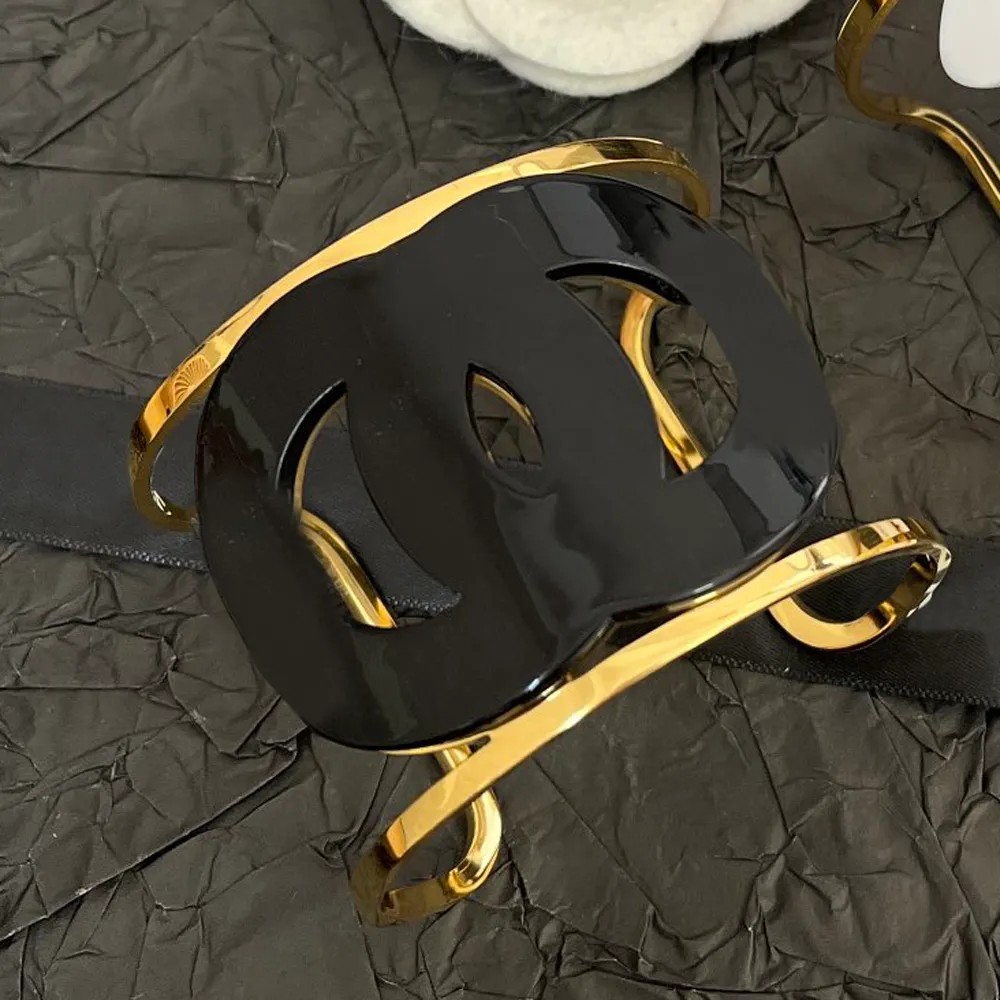 Classic Bangles Round Bracelet Chain Famous Women 18K Gold Plated Crystal Rhinestone Wristband Link Chain Couple Gifts Jewerlry Accessories